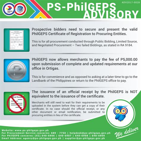mphilgeps|PhilGEPS Advisory .